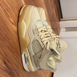 Nike Women's Air Athletic Shoes - Cream and Tan
